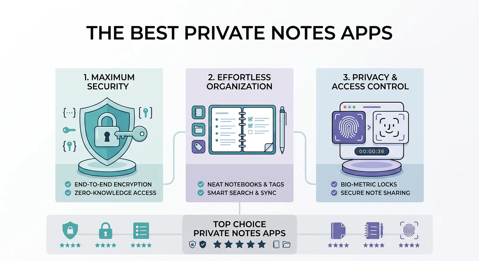 The Best Private Notes Apps (2026 Guide) - Veridicus Lab